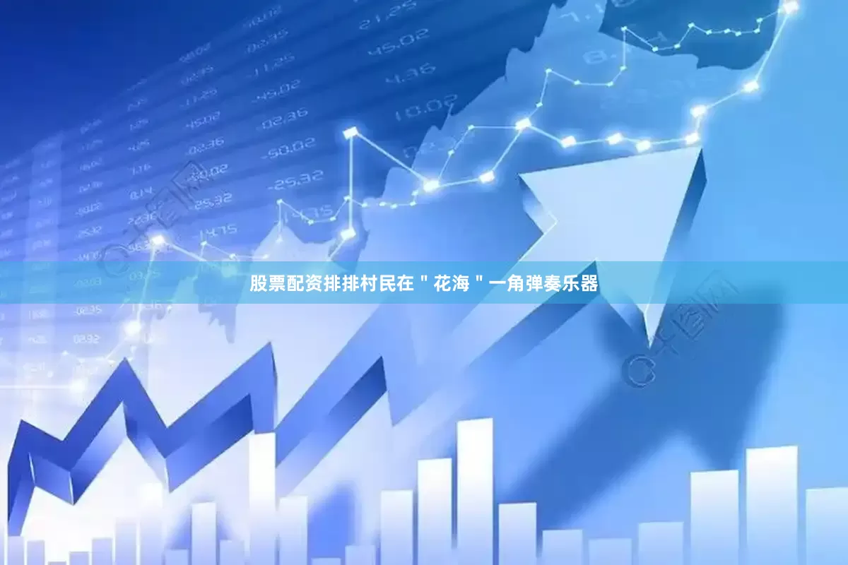 股票配资排排村民在＂花海＂一角弹奏乐器